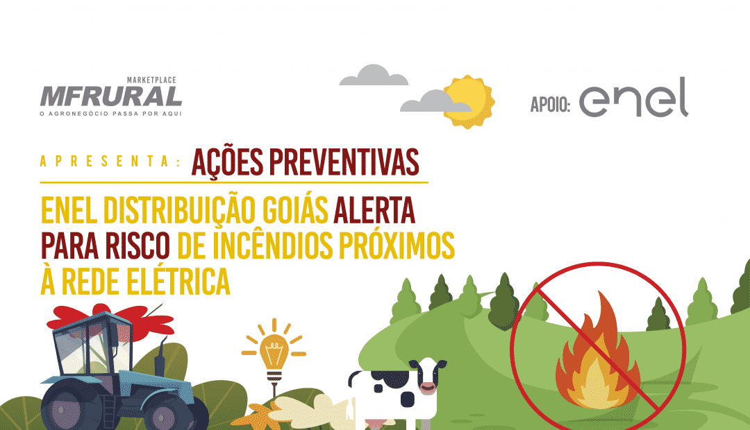 Enel Distribuição Goiás alerta para risco de incêndios próximos à rede elétrica