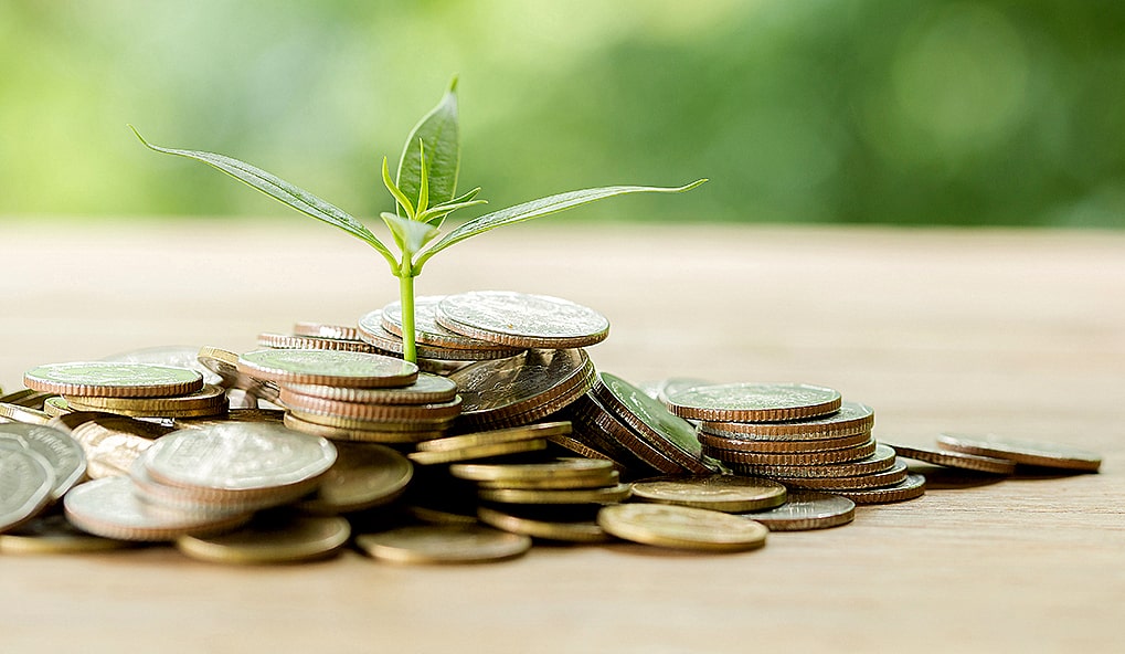 Moedas jogadas como sinônimo de descontrole financeiro.