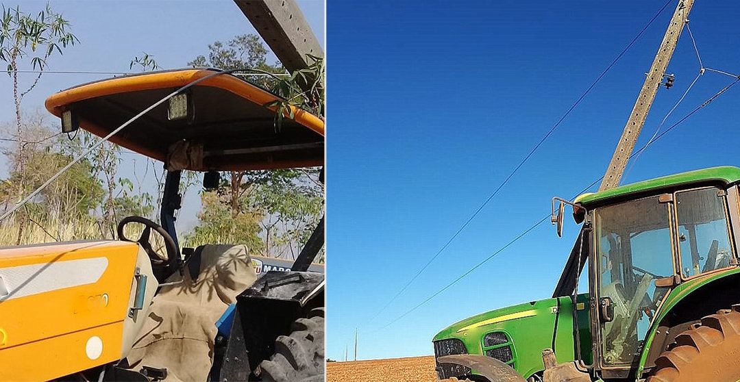 Cerca de 30% dos acidentes de população com rede elétrica ocorrem na zona rural
