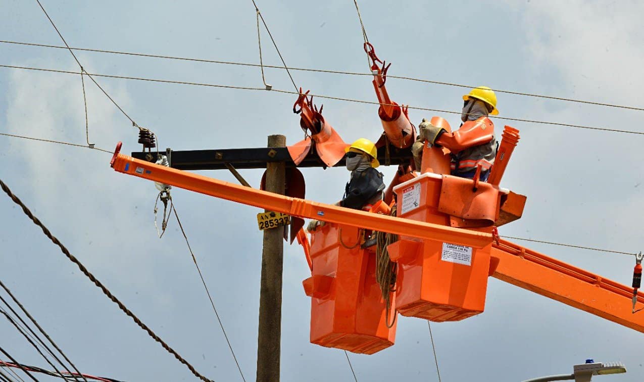 Redes de energia elétrica manutenção