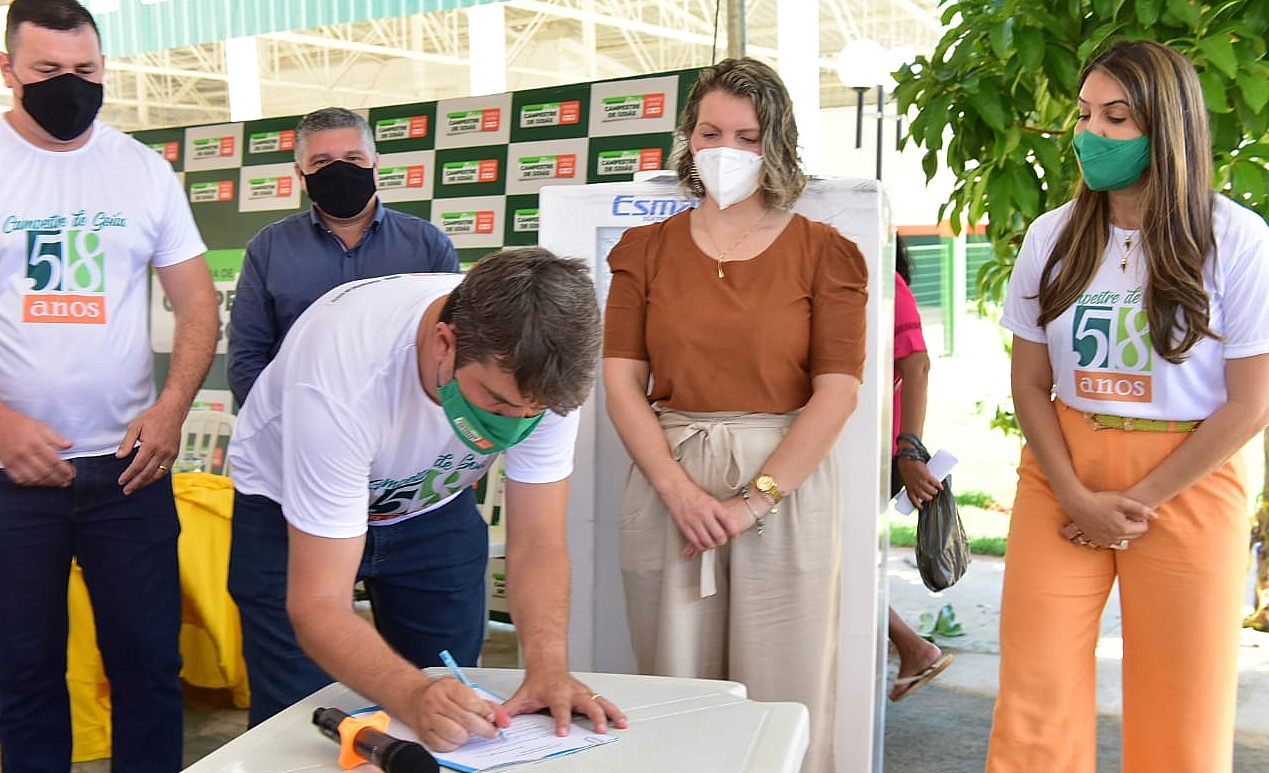 Assinatura de parceria para implantação de obra