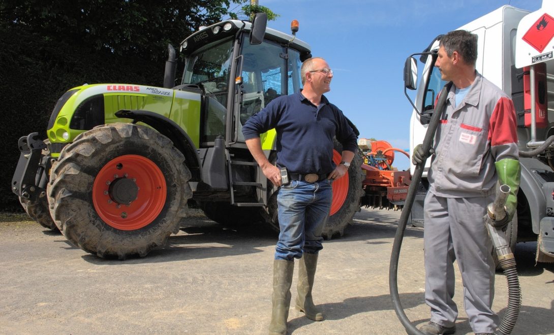 Entrega de combustível para o produtor rural que realiza gestão de combustível