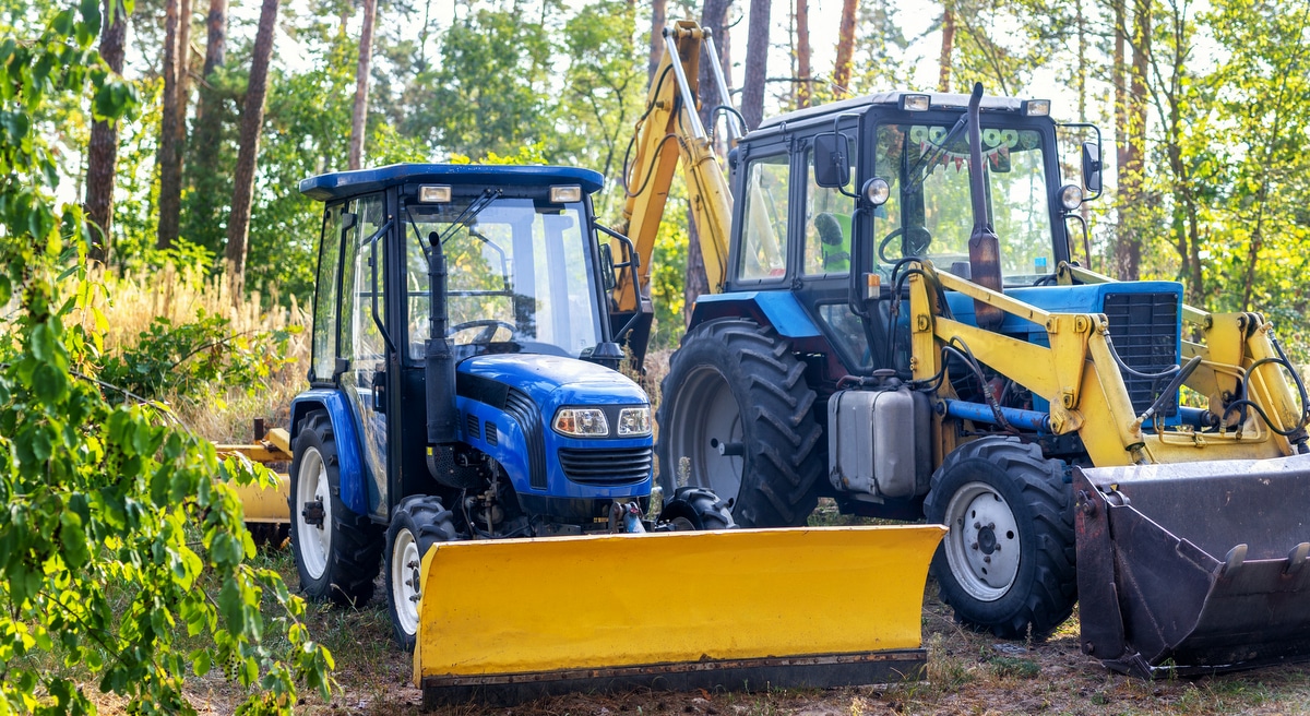 Máquinas agrícolas utilizadas na propriedade rural