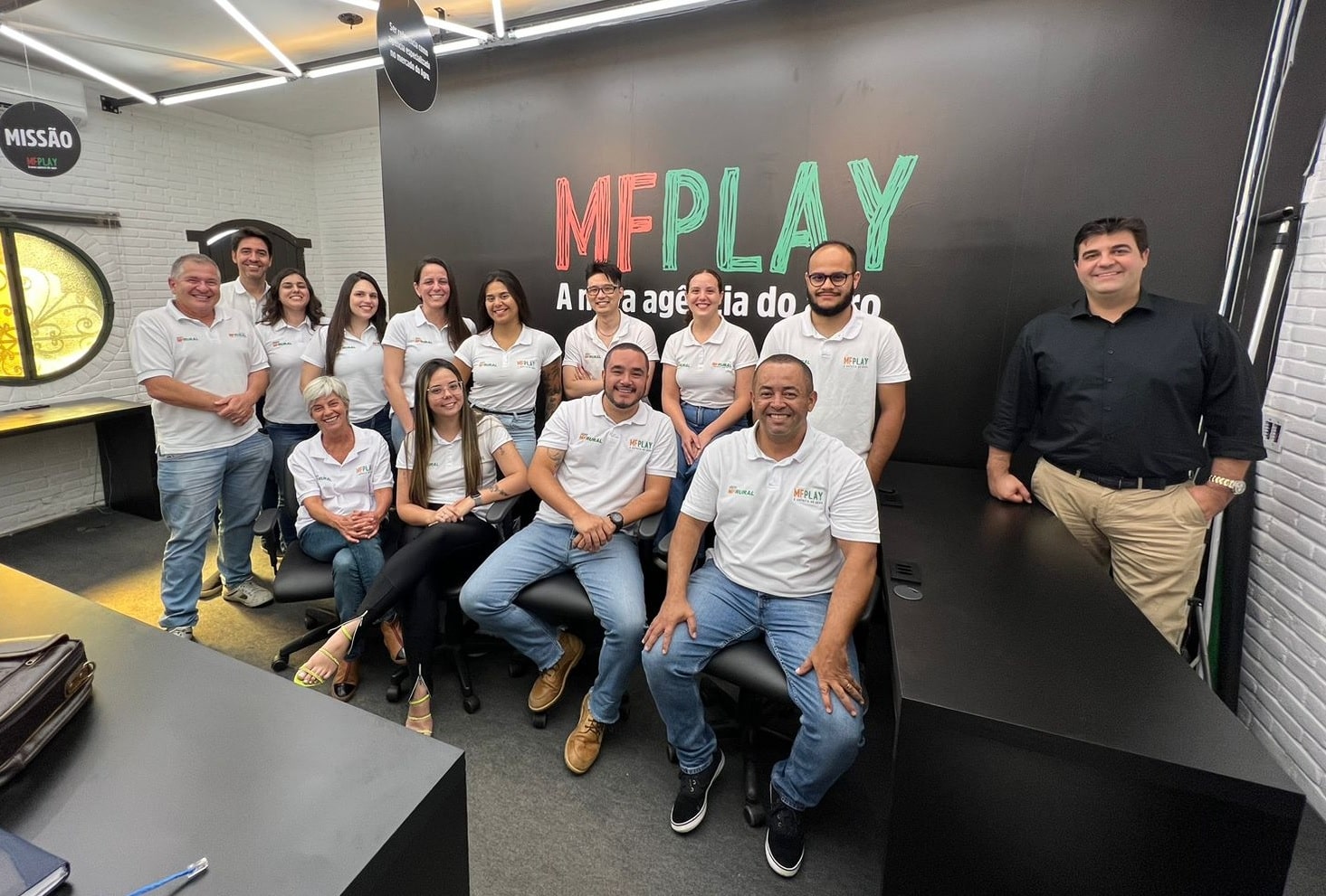 Equipe da agência de comunicação especializada no agro MF Play