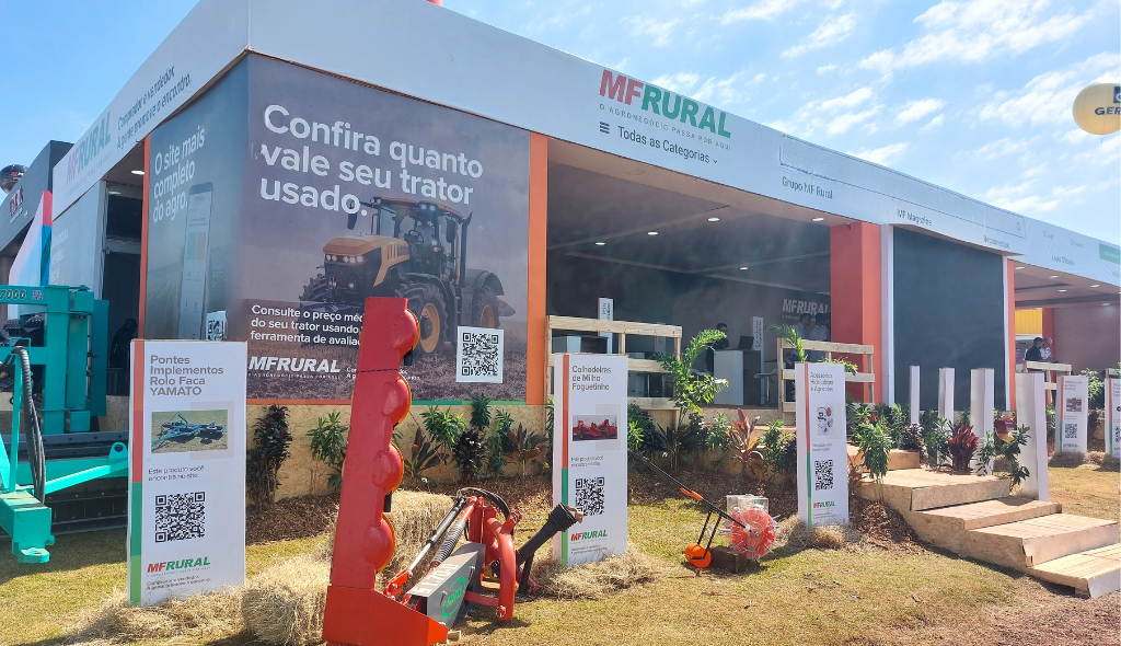 Estande do Grupo MF Rural na Agrishow 2023 supera expectativas