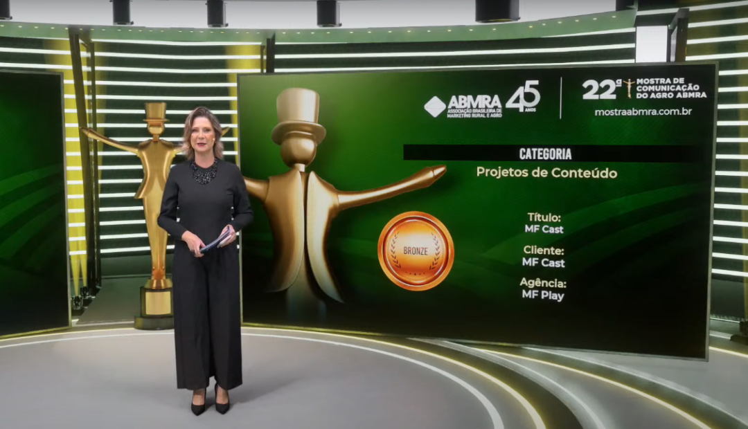 Imagem da premiação do MF Cast na ABMRA