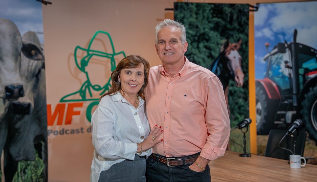 Sergio Soriano e sua esposa no estúdio do MF Cast