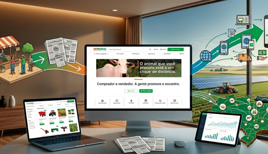 Comercialização no Agro: como a internet está transformando a venda de produtos rurais no Brasil