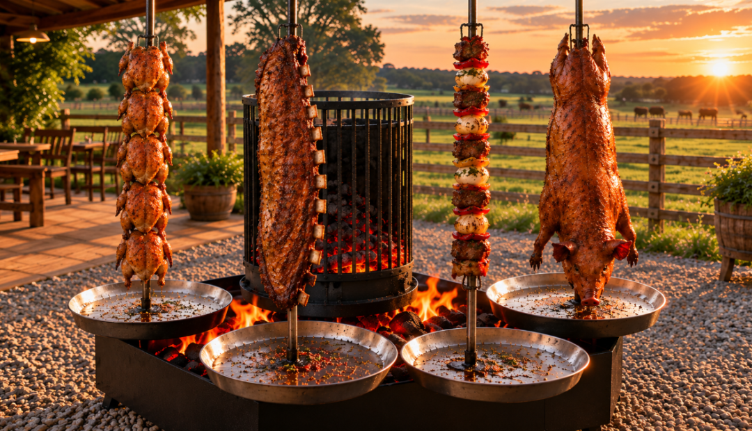 Do fogo no chão ao rolete: equipamentos ampliam as possibilidades do churrasco